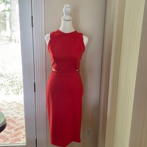 Amanda Uprichard back cutout midi dress